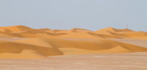 Fotobehang Landschap van de centrale woestijn van Oman © AGAMI