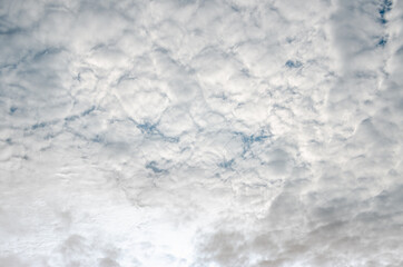 Sky background with abstract gray clouds