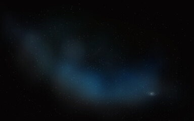 Obraz premium New Nebula Galaxy Outer Space Digital Universe art illustration.