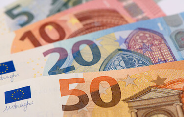 Euro Banknoten im Detail
