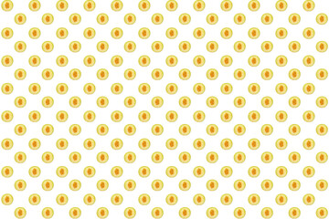 galia melon (cucumis melo) pattern - wallpaper white