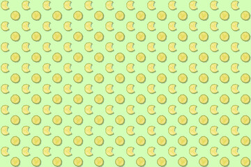 delicious cucumber slice pattern - wallpaper green