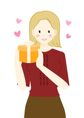 プレゼントを送る人