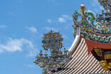 Fototapeta premium Clans Kongsi complex in Georgetown, Penang. A historical UNESCO heritage site. 