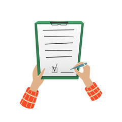 The person signs the document. Signature. Legal documents. Registration of documents.