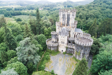 BUTRON CASTLE FROM AERIAL VIEW