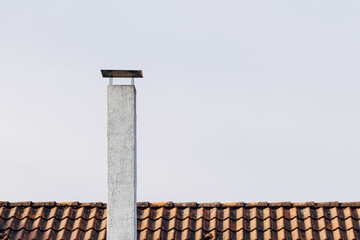 chimney on roof