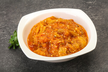 Caucasian cuisine - Mangal salad with vegetables
