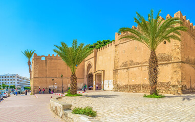 The Bab El Kasbah Gates in Sfax, Tunisia