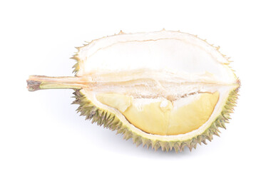 Durian fruit isolated on white background