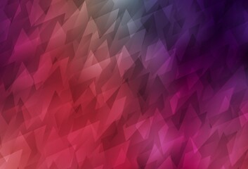 Light Pink, Red vector template with rhombus.