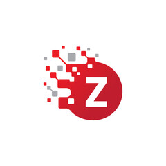 Z letter logo design vector template