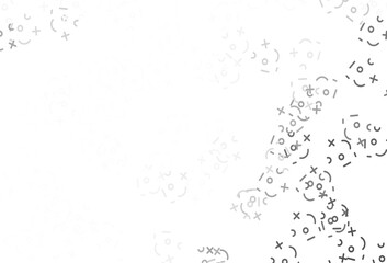 Light Gray vector layout with algebra elements.