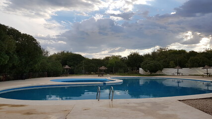 swimming pool in the resort