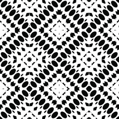 Black and white texture. Abstract seamless geometric pattern.
