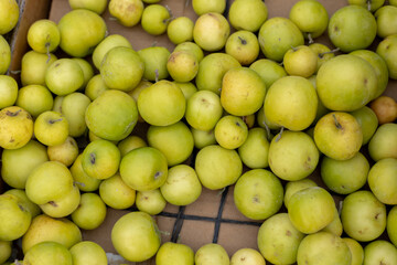 Many fruits top view
