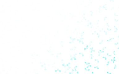Light Blue, Green vector template with circles.