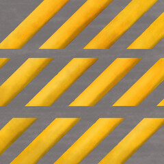 Yellow lines gray background popular color art illustration wallpaper street sign simple design.