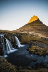 Foto op Plexiglas Kirkjufell Kirkjufell Iceland iconic mountain