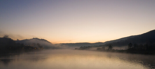 
sunrise in the river