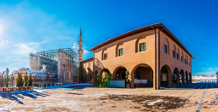 Haci Bayram Square is famous with Hacibayram Mosque and Temple of Augustus in Ankara