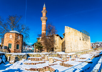Haci Bayram Square is famous with Hacibayram Mosque and Temple of Augustus in Ankara