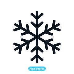 Snowflakes  icon template color editable. Snowflakes  symbol vector illustration for graphic and web design.