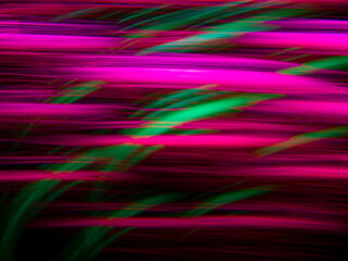 Colorful light trails with motion blur effect. defocused	