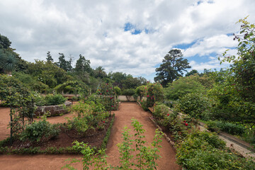 Footpath in Palheiro Gardens at Madeira Island