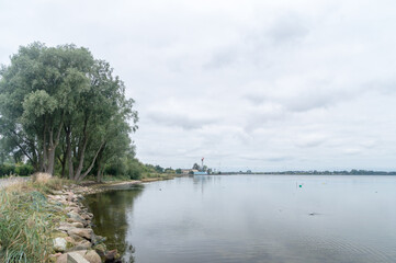 Bay of Puck or Puck Bay. View in Puck, Poland.