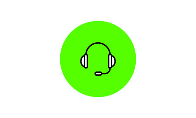 Phone icon vector flat design green modren style