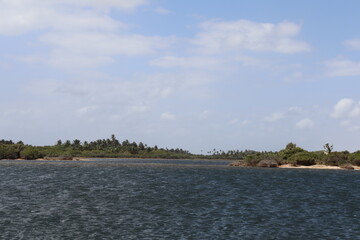 a Big lake near from the sea 