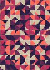 Abstract Geometric Pattern generative computational art illustration