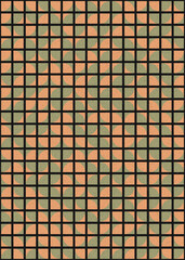 Abstract Geometric Pattern generative computational art illustration