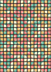 Abstract Geometric Pattern generative computational art illustration