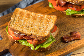 Homemade Bacon BLT Sandwich