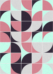 Abstract Geometric Pattern generative computational art illustration