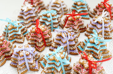 snowflakes on the table