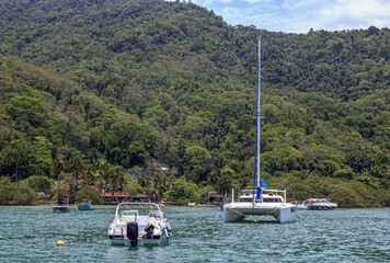 Sailing Boat - Catamaran, Angra dos Reis, Rio de Janeiro, Brasil