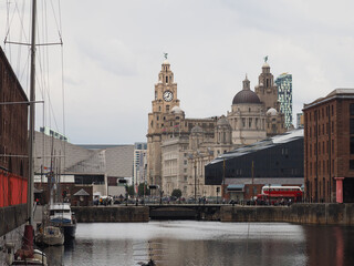 Fototapeta premium Royal Albert Dock in Liverpool 