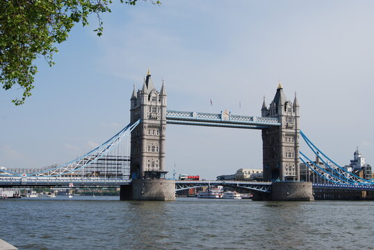 Tower Brige in sunny day, London, UK