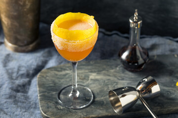Boozy Brandy Crusta Cocktail