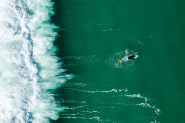 Kiosk at Praia da Barra da Tijuca, Recreio and Grumari in Rio de Janeiro, Brazil. Aerial View from...