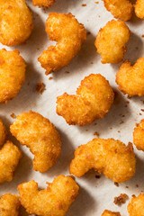Homemade Deep Fried Popcorn Shrimp