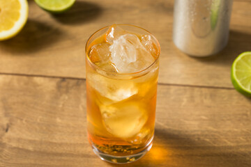 Refreshing Cold Ginger Beer Drink