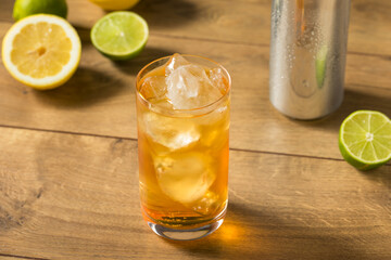 Refreshing Cold Ginger Beer Drink