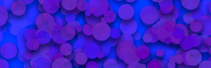 Colorful circles background for banner design