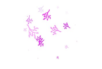 Light Purple vector doodle texture with branches.