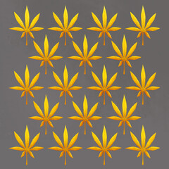 Cannabis leaf art illustration wallpaper texture background design card icon
