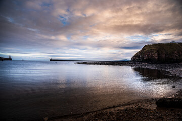 Fototapeta premium sunset over the sea